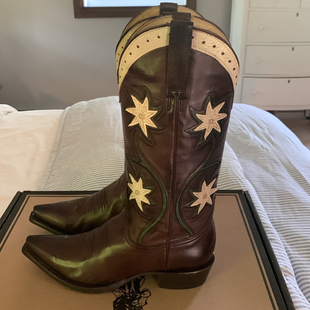 The Great & Stetson Floral Cowboy Boots - Picture 3 of 6